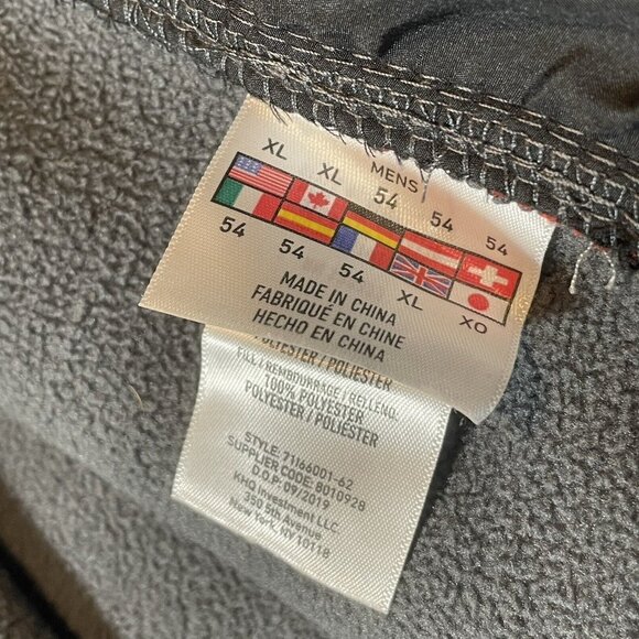 Spyder Mens Hydroweb Hybrid  Volcano Jacket Size XL Gray Red - Picture 9 of 11